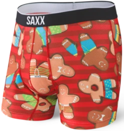 SAXX Volt Boxer Brief Gingerbread Bros