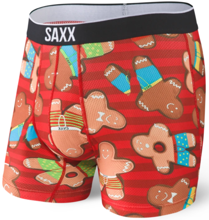 SAXX Volt Boxer Brief Gingerbread Bros