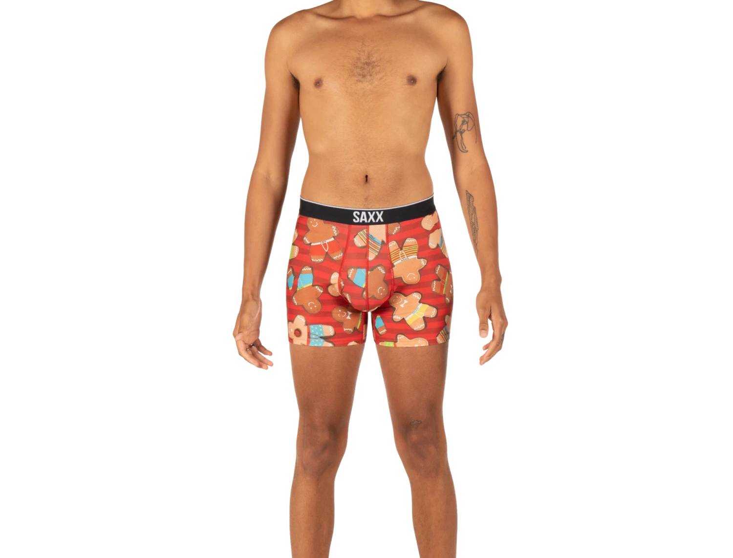 SAXX Volt Boxer Brief Gingerbread Bros